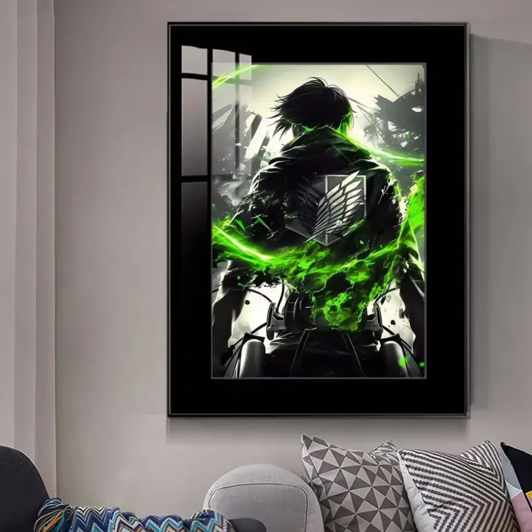Levi Ackerman Decorative Painting - Attack On Titan Decorative Painting - JuZi Studio