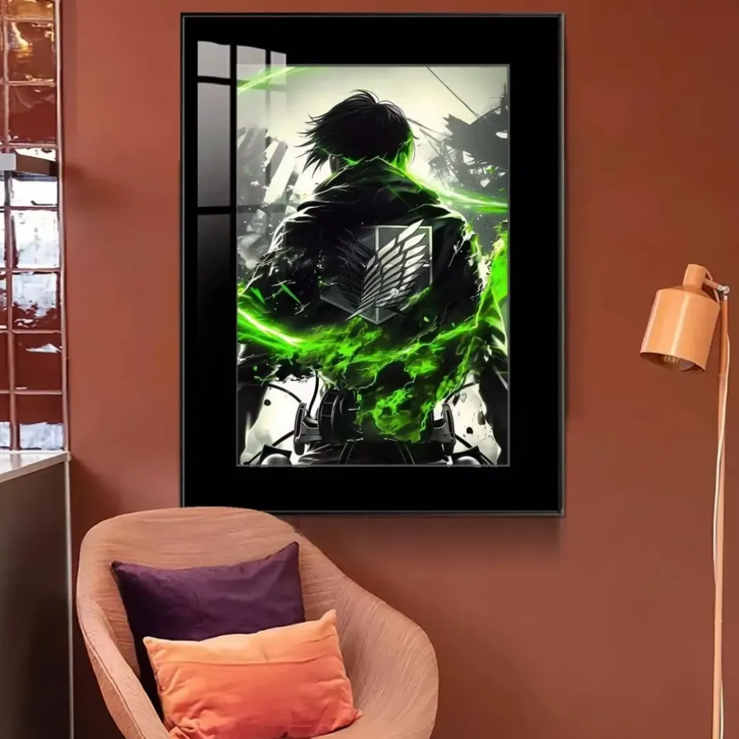Levi Ackerman Decorative Painting - Attack On Titan Decorative Painting - JuZi Studio