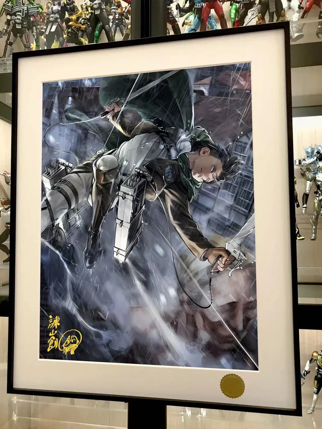 Levi Ackerman Decorative Painting - Attack on Titan - Xingkong Studio