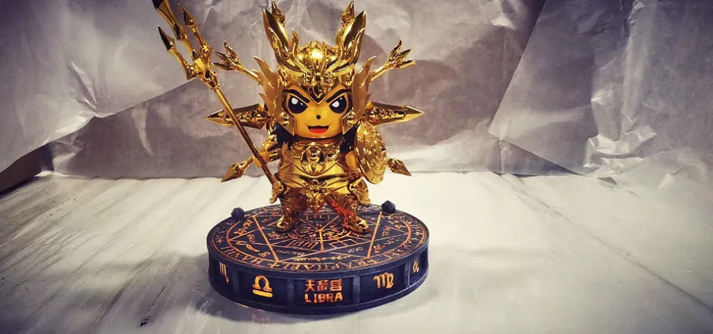 Libra Dohko Cosplay Pikachu - Saint Seiya Pokemon Resin Statue - Mask Studios