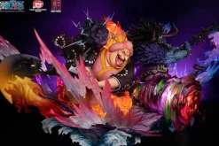 Licensed Big Mom Charlotte Linlin & Kaido with LED - ONE PIECE Resin Statue - JIMEI Palace Studios