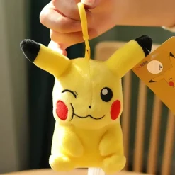 Licensed Chewing Pikachu Super Soft Short Plush Doll Charms - Free Shipping - Pokemon [In Stock]
