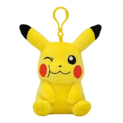 Licensed Chewing Pikachu Super Soft Short Plush Doll Charms - Free Shipping - Pokemon [In Stock]