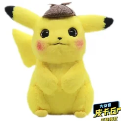Licensed Detective Pikachu Super Soft Short Plush Doll - Free Shipping - Pokemon [In Stock]