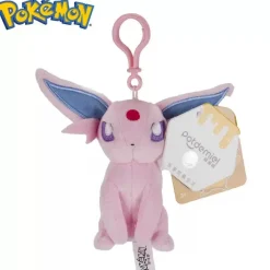Licensed Espeon Super Soft Short Plush Doll Charms - Free Shipping - Pokemon [In Stock]