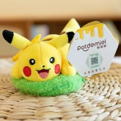 Licensed Grassland Ver. Pikachu 2.0 Super Soft Short Plush Doll Charms - Free Shipping - Pokemon [In Stock]