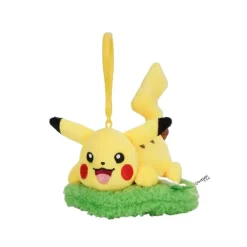 Licensed Grassland Ver. Pikachu 2.0 Super Soft Short Plush Doll Charms - Free Shipping - Pokemon [In Stock]