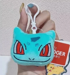 Licensed Head Bulbasaur Super Soft Short Plush Doll Charms - Free Shipping - Pokemon [In Stock]