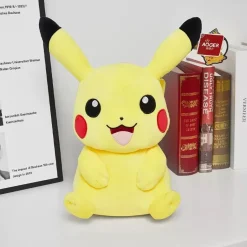 Licensed Laughing Pikachu Super Soft Short Plush Doll - Free Shipping - Pokemon [In Stock]