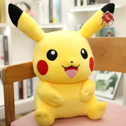 Licensed Laughing Pikachu Super Soft Short Plush Doll - Free Shipping - Pokemon [In Stock]