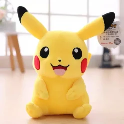 Licensed Laughing Pikachu Super Soft Short Plush Doll - Free Shipping - Pokemon [In Stock]