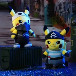 Licensed Mischief Cosplay Pikachu Super Soft Short Plush Doll Charms - Free Shipping - Pokemon [In Stock]