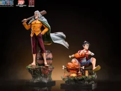 Licensed Monkey D. Luffy & Silvers Rayleigh - ONE PIECE Resin Statue - JIMEI Palace Studios