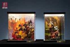 Licensed Monkey D. Luffy & Silvers Rayleigh - ONE PIECE Resin Statue - JIMEI Palace Studios