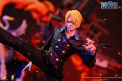 Licensed Mr. 2 Bon Clay/ Bentham & Sanji - ONE PIECE Resin Statue - TOEI Animation Studios