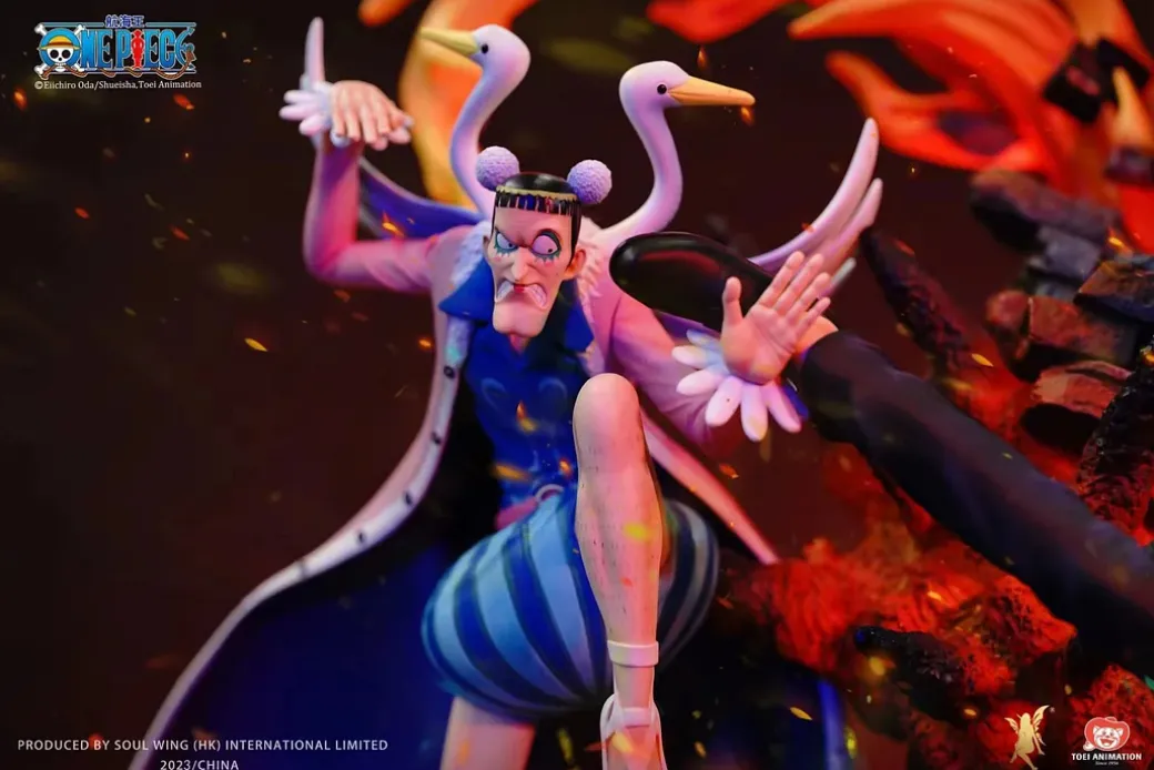 Licensed Mr. 2 Bon Clay/ Bentham & Sanji - ONE PIECE Resin Statue - TOEI Animation Studios