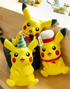 Licensed Party Ver. Pikachu Super Soft Short Plush Doll - Free Shipping - Pokemon [In Stock]
