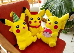 Licensed Party Ver. Pikachu Super Soft Short Plush Doll - Free Shipping - Pokemon [In Stock]