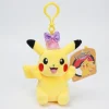 Licensed Pink Party Hat Pikachu Super Soft Short Plush Doll Charms - Free Shipping - Pokemon [In Stock]