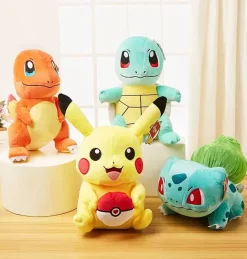 Licensed Pokeball Pikachu Super Soft Short Plush Doll - Free Shipping - Pokemon [In Stock]