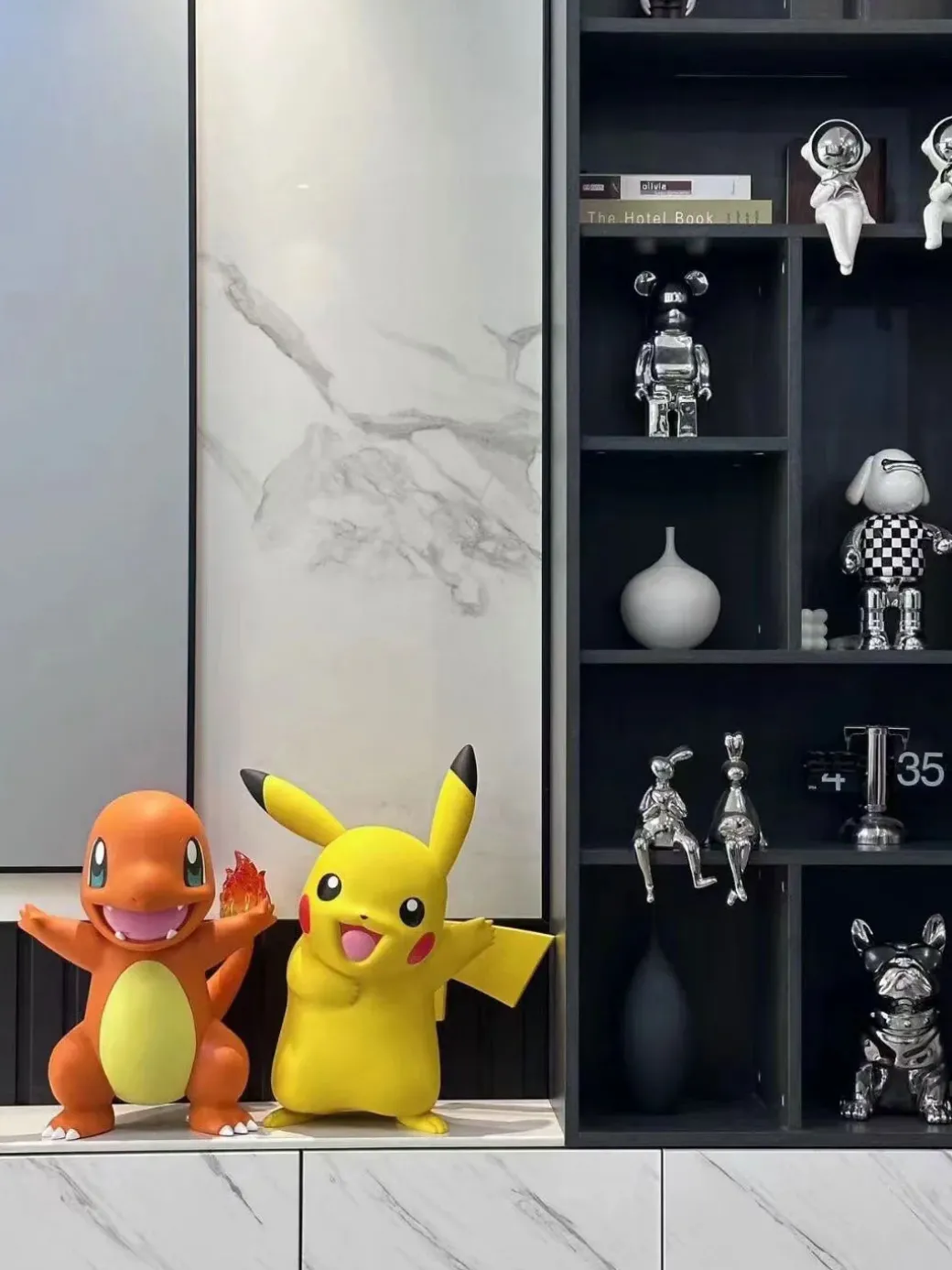 Licensed Pokemon Pikachu & Charmander - Pokemon Statue - funism