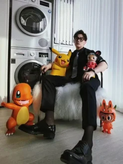 Licensed Pokemon Pikachu & Charmander - Pokemon Statue - funism