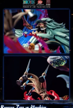 Licensed Roronoa Zoro vs Basil Hawkins - ONE PIECE Official Resin Statue - JIMEI Palace Studios