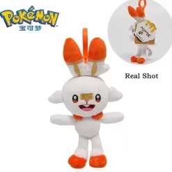 Licensed Scorbunny Super Soft Short Plush Doll Charms - Free Shipping - Pokemon [In Stock]