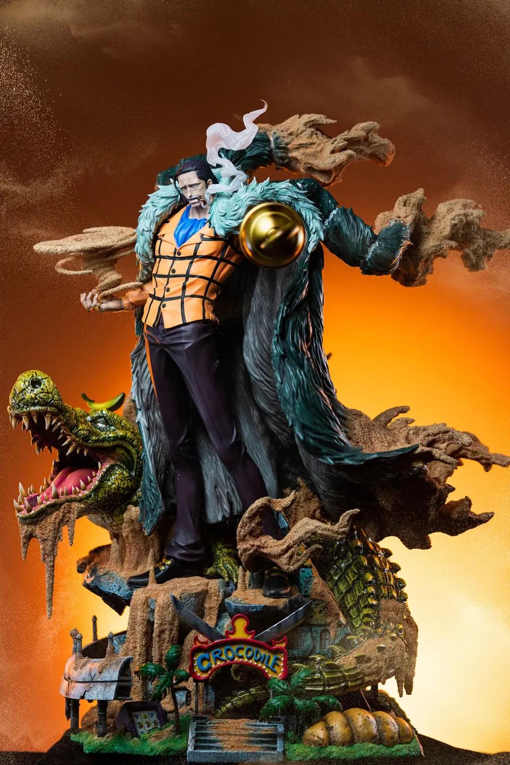 Licensed Sir Crocodile - ONE PIECE Resin Statue - JIMEI Palace Studios