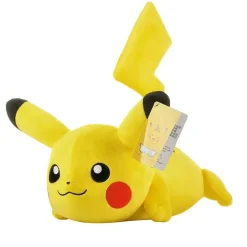 Licensed Sitting & Lying Down Pikachu Super Soft Short Plush Doll - Free Shipping - Pokemon [In Stock]