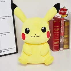 Licensed Smiling Pikachu Super Soft Short Plush Doll - Free Shipping - Pokemon [In Stock]