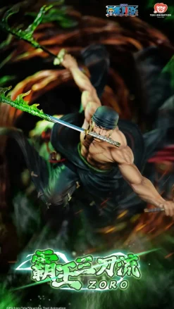 Licensed Three Sword Style Roronoa Zoro with LED - ONE PIECE Resin Statue - TOEI Animation