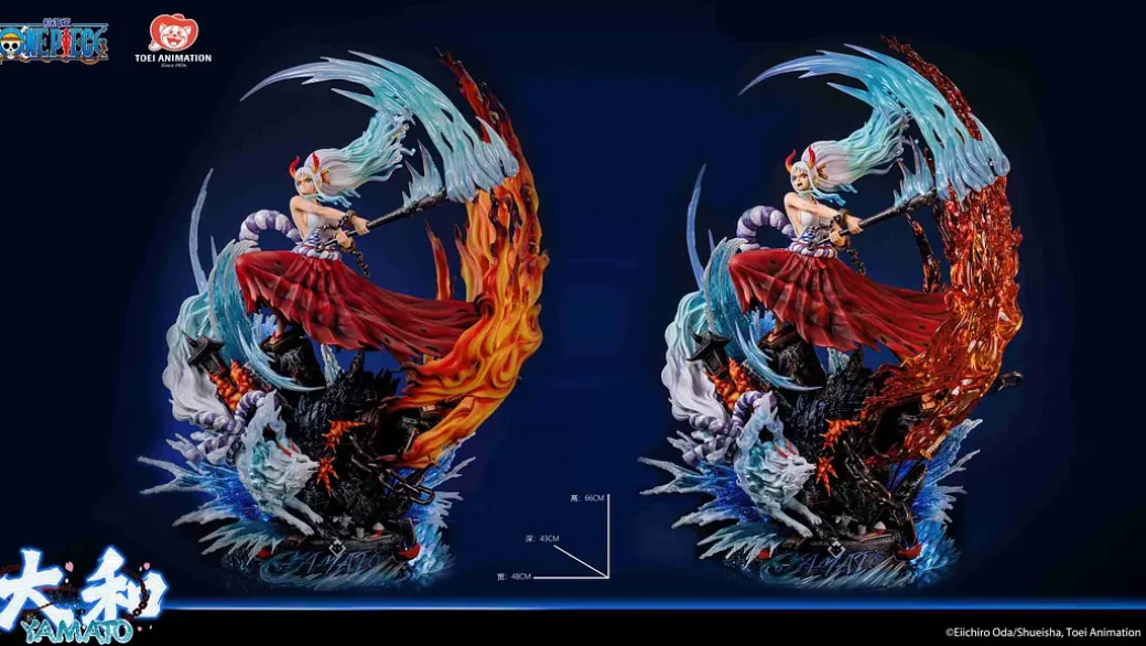 Licensed Yamato with LED - ONE PIECE Resin Statue - TOEI Animation