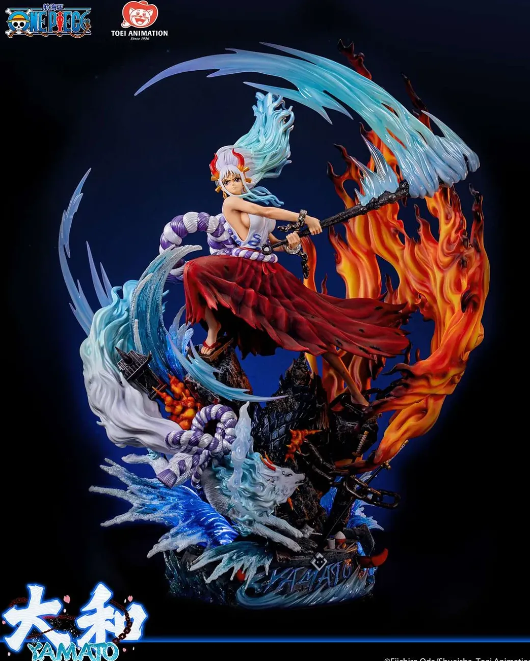 Licensed Yamato with LED - ONE PIECE Resin Statue - TOEI Animation