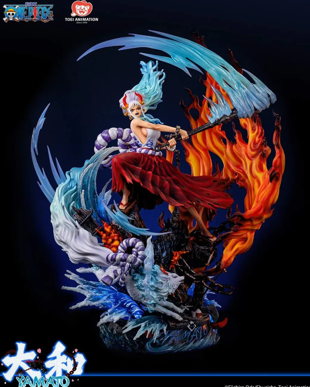 Licensed Yamato with LED - ONE PIECE Resin Statue - TOEI Animation