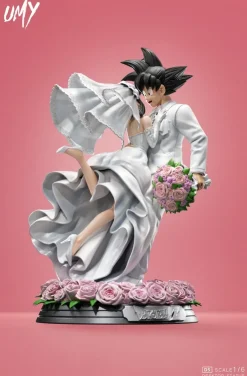 Life of Goku Series 1/6 Scale Son Goku & Chichi Wedding - Dragon Ball Resin Statue - UMY Studios