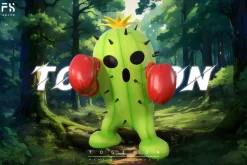 Lilimon & Togemon & Sleeping Tanemon - Digimon Resin Statue - Fh Studios