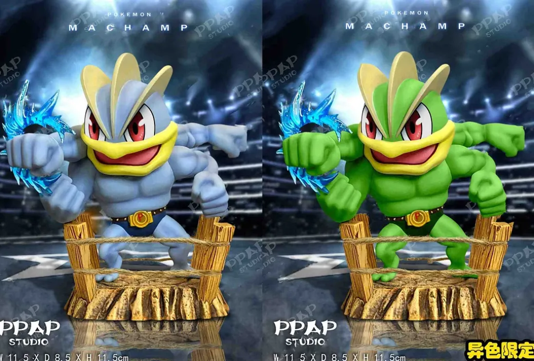 Little Fatty Series Machamp - Pokemon Resin Statue - PPAP Studios