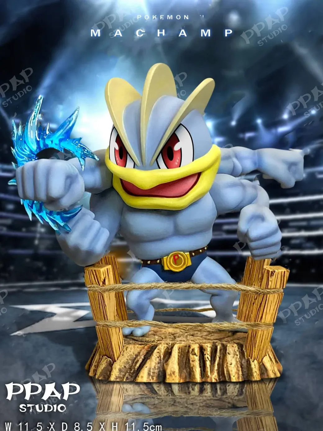 Little Fatty Series Machamp - Pokemon Resin Statue - PPAP Studios