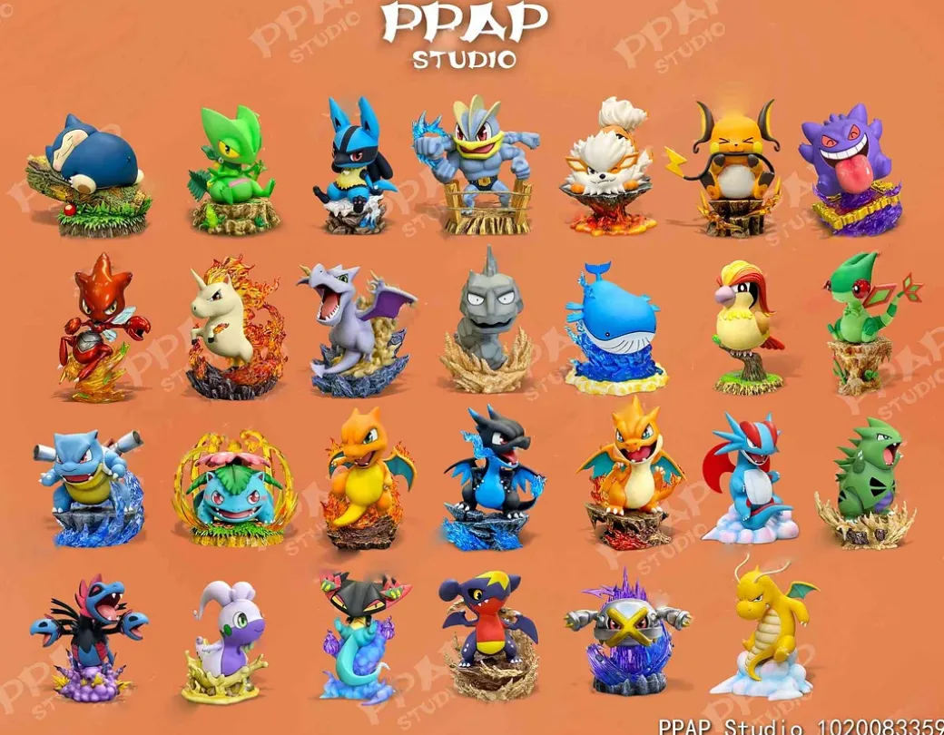 Little Fatty Series Machamp - Pokemon Resin Statue - PPAP Studios