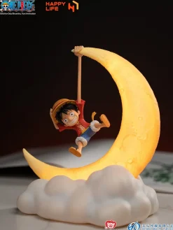 Little Monkey D. Luffy Magnetic Night Lamp with LED - ONE PIECE Official Statue - HAPPY LIFE Studio