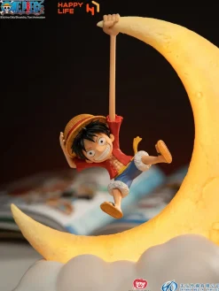 Little Monkey D. Luffy Magnetic Night Lamp with LED - ONE PIECE Official Statue - HAPPY LIFE Studio