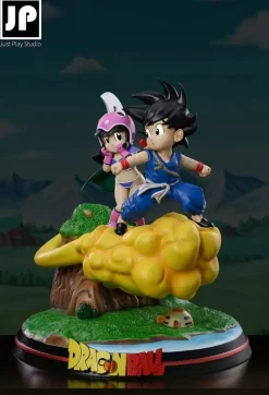 Little Son Goku & Chichi - Dragon Ball Resin Statue - Just Play Studio