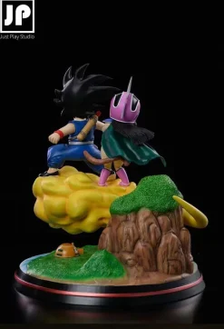 Little Son Goku & Chichi - Dragon Ball Resin Statue - Just Play Studio