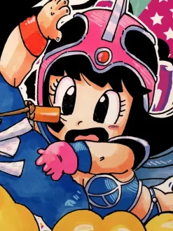 Little Son Goku & Little Chi-Chi Valentine's Day Special Decoration Painting - Dragon Ball - Xingkong Studio