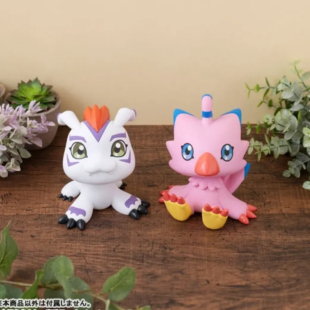 Look Up Series Biyomon & Gomamon - Digimon Official Statue - MegaHouse