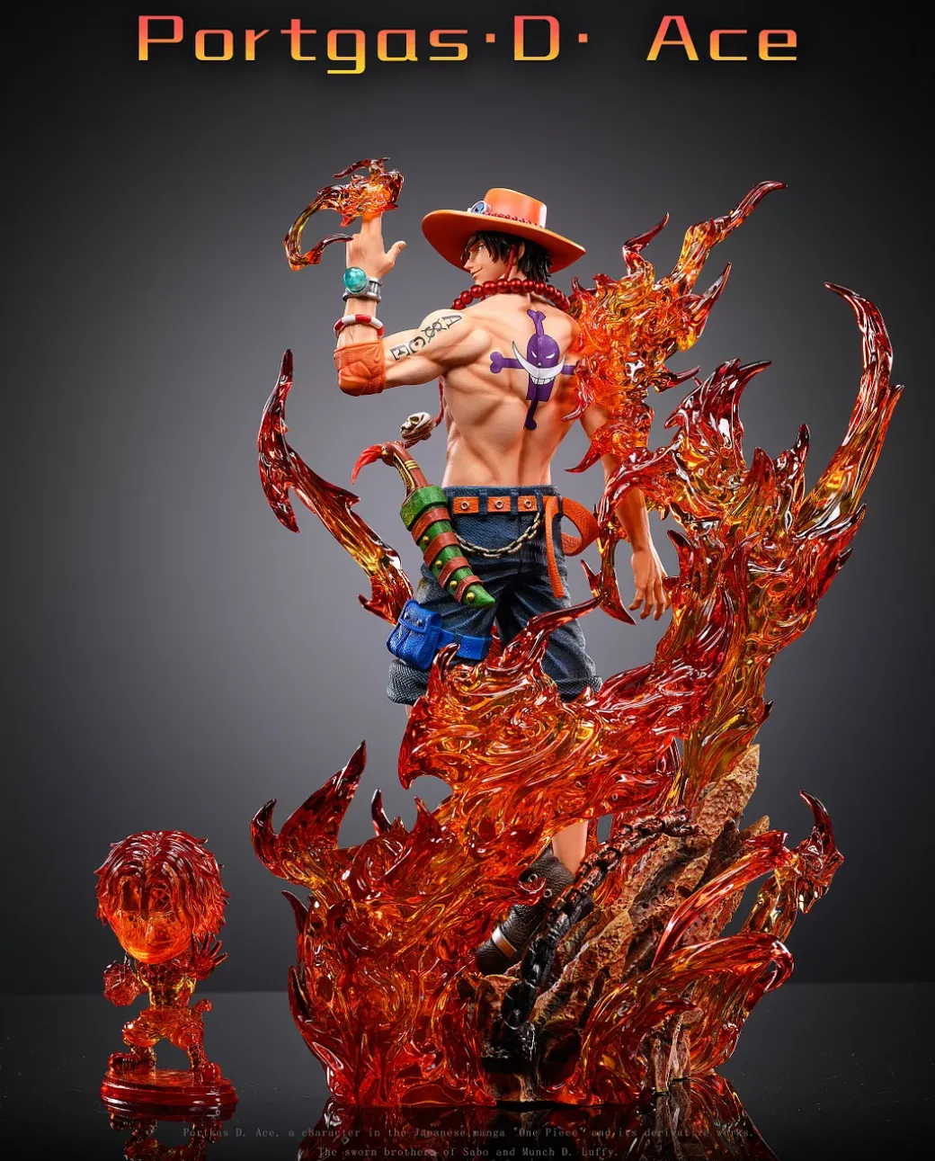 Looking Back Portgas D. Ace - ONE PIECE Resin Statue - LX-Studios