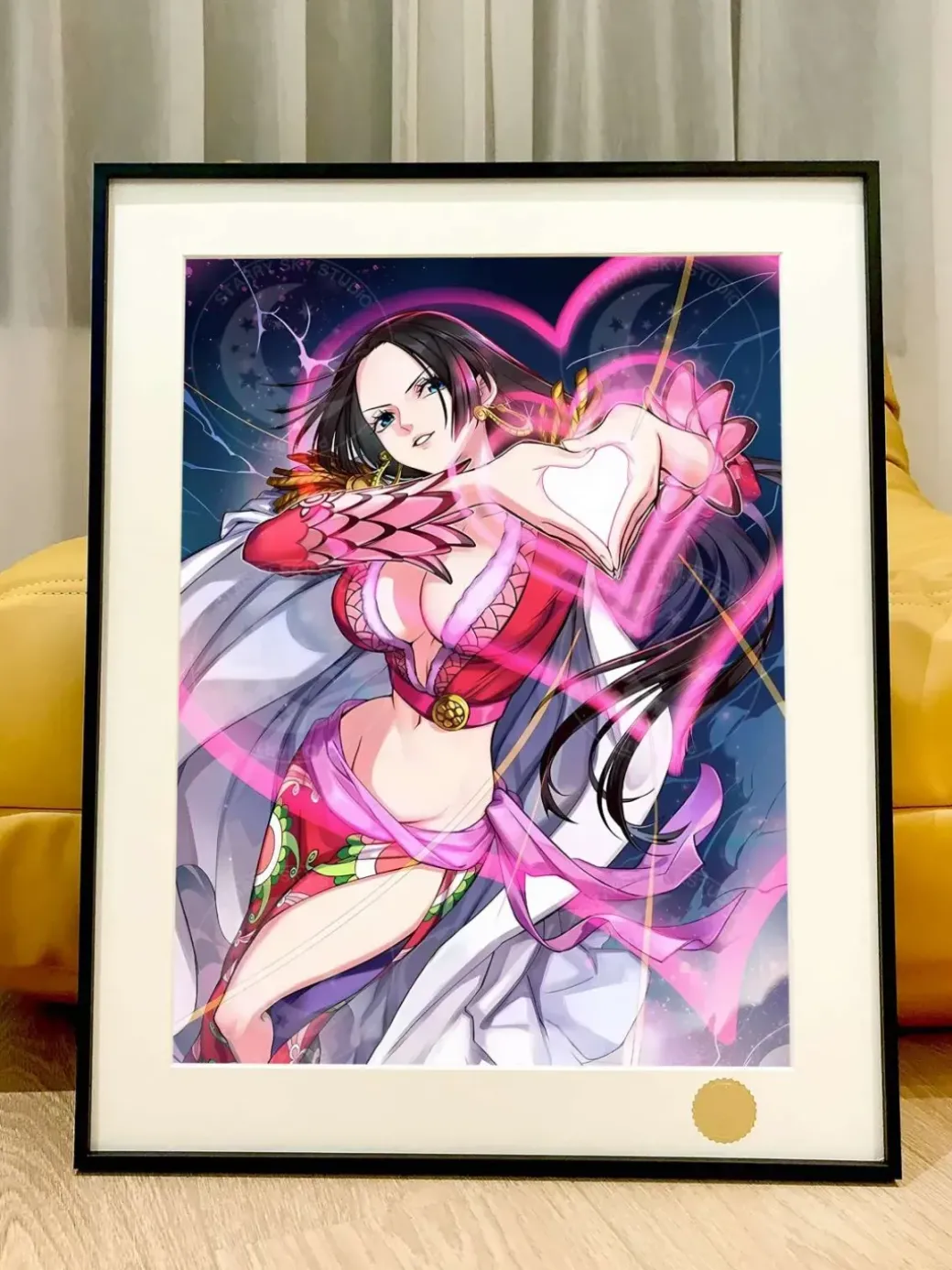 Love Heart Boa Hancock Decorative Painting - ONE PIECE - Xingkong Studio