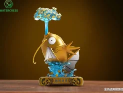 Lucky Magikarp Spitting Out Money - Pokemon Resin Statue - Watercress Studio