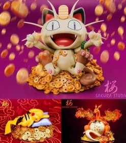 Lucky Meowth - Pokemon Resin Statue - SAKURA Studio